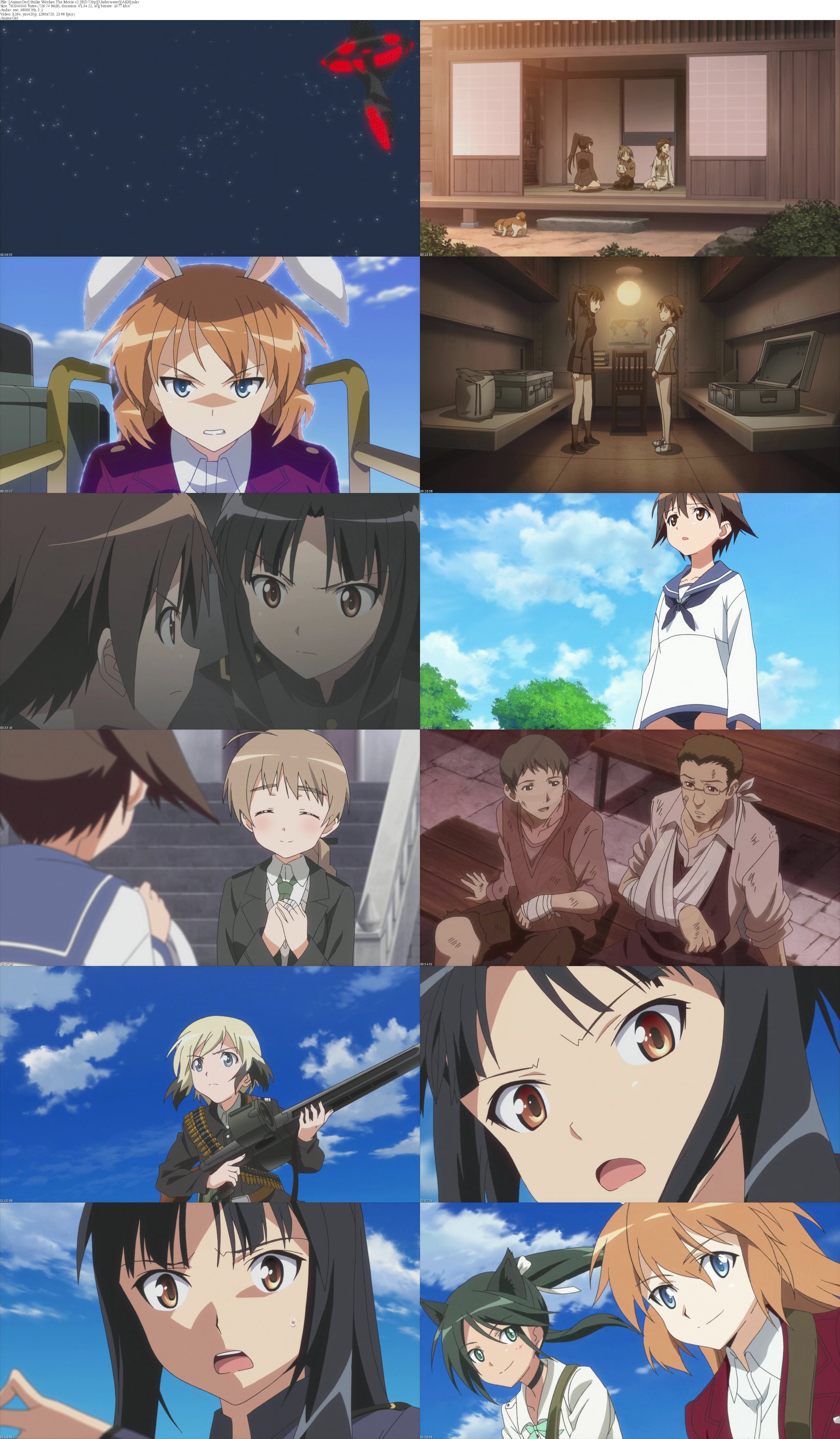 Strike Witches the Movie (Movie) (BD - 720p - 500MB - Encoded)